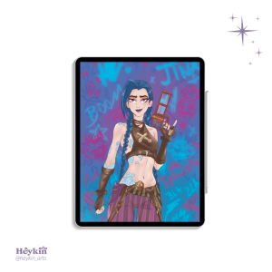 Fondo tablet Jinx-Heykin art